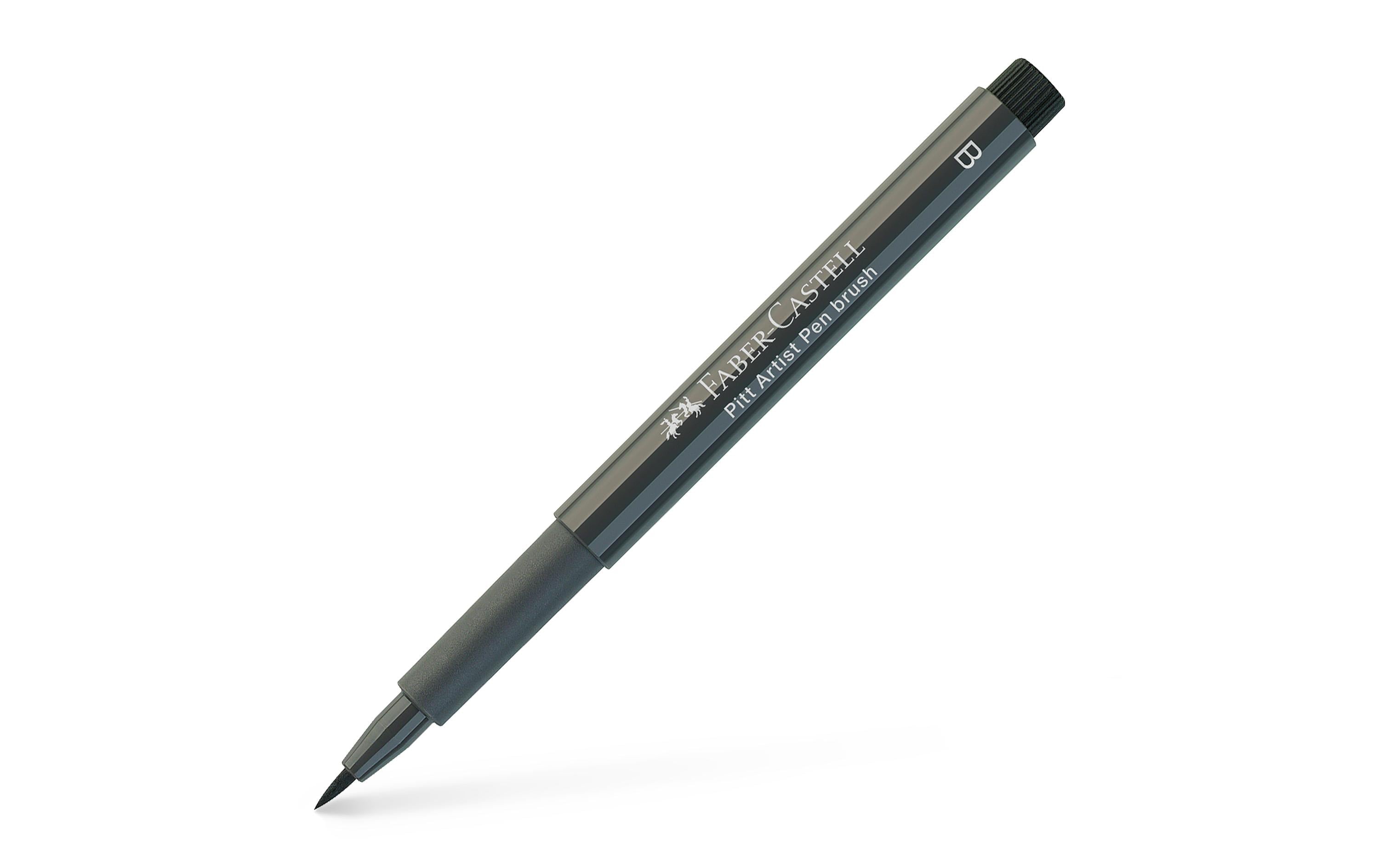 Faber-Castell Tuschestift Pitt Artist Pen B Breite: B, Farbe: Warmgrau