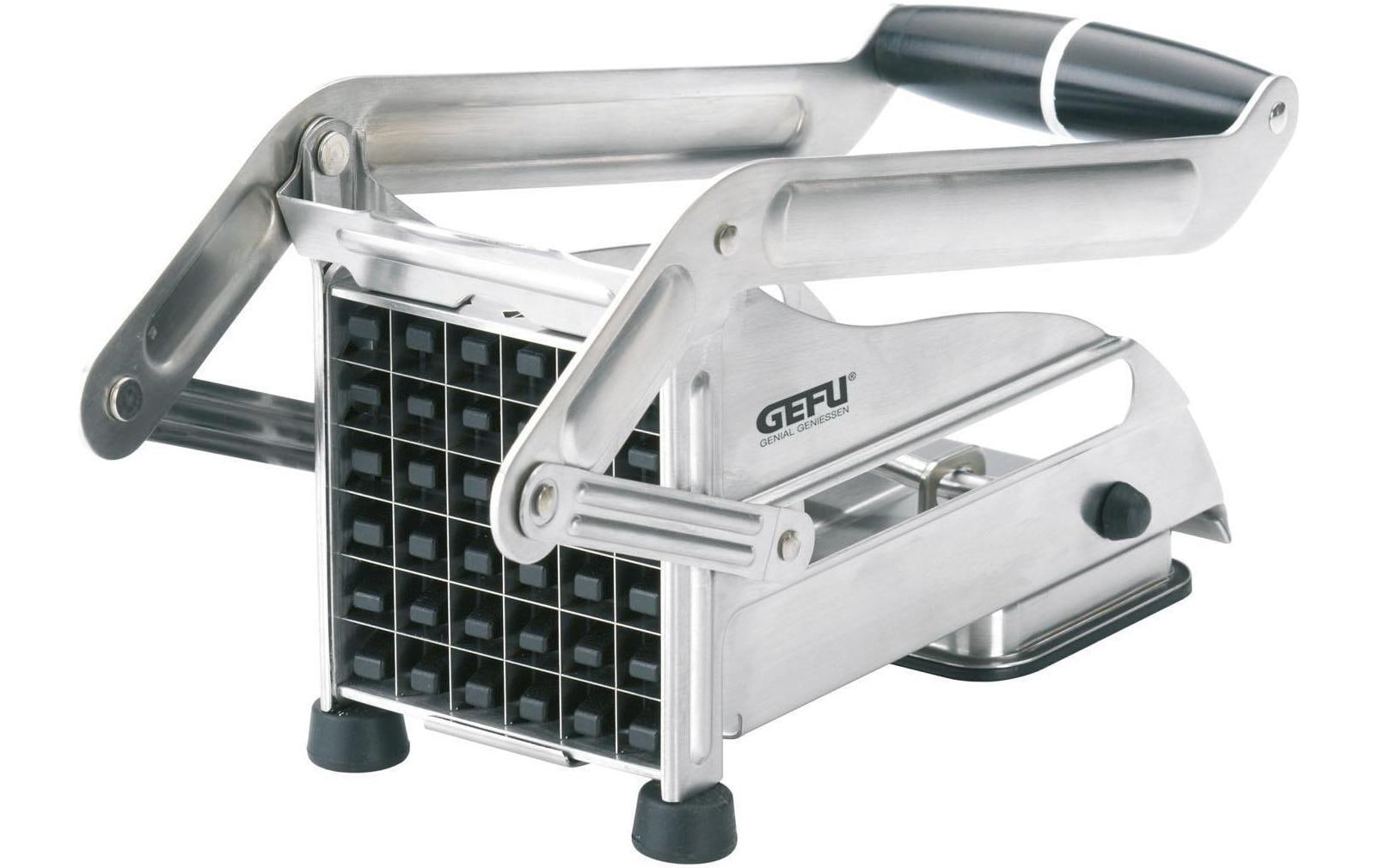 GEFU Pommes-Frites Schneider mit 36 Quadraten (12 x 12 mm)