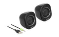 Delock Mini Stereo PC Lautsprecher 3.5mm Klinke, 93cm Kabel, USB-Strom