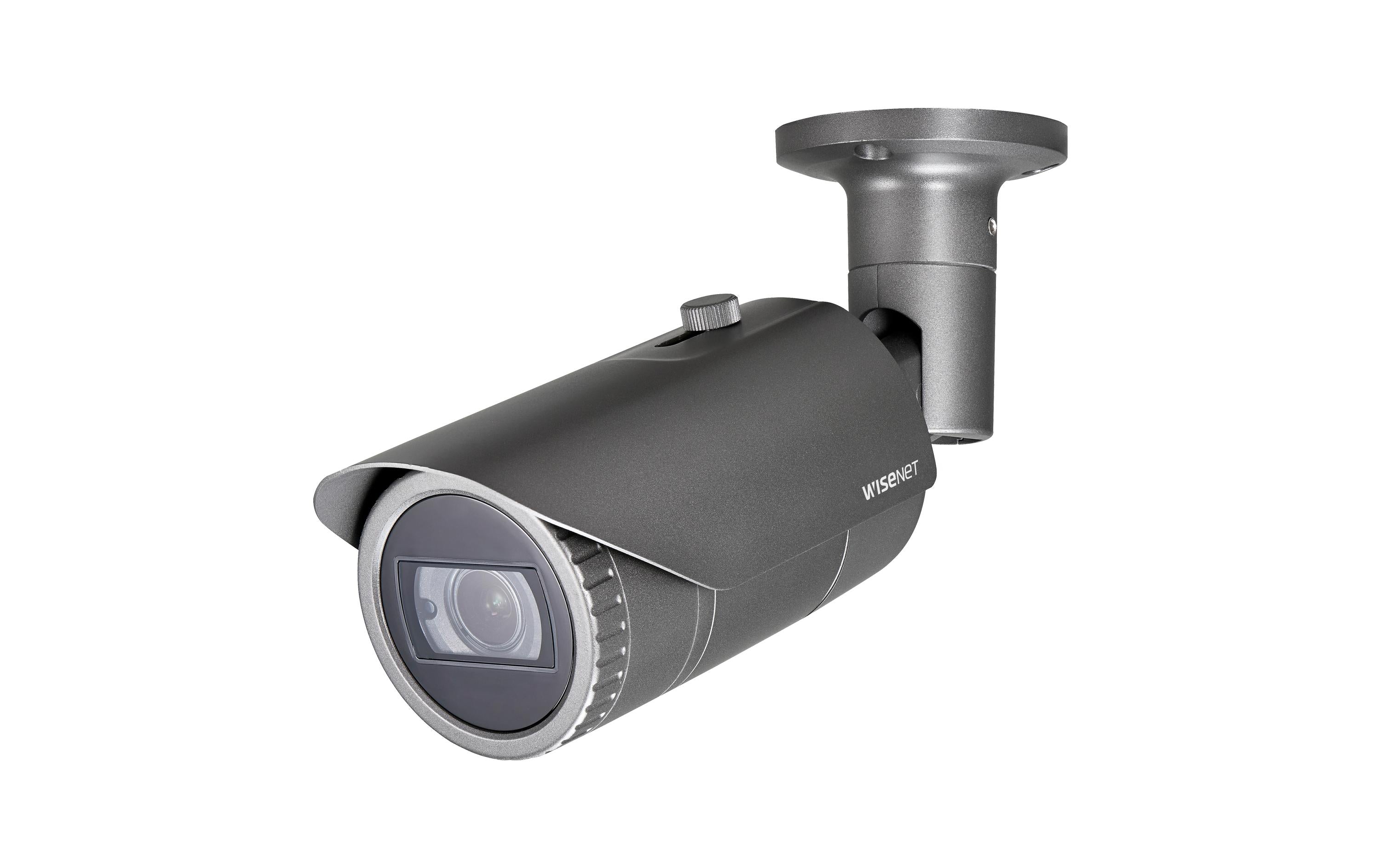 Hanwha Netzwerkkamera QNO-6082R1 Outdoor, Bullet, 2MP, IR, Grau