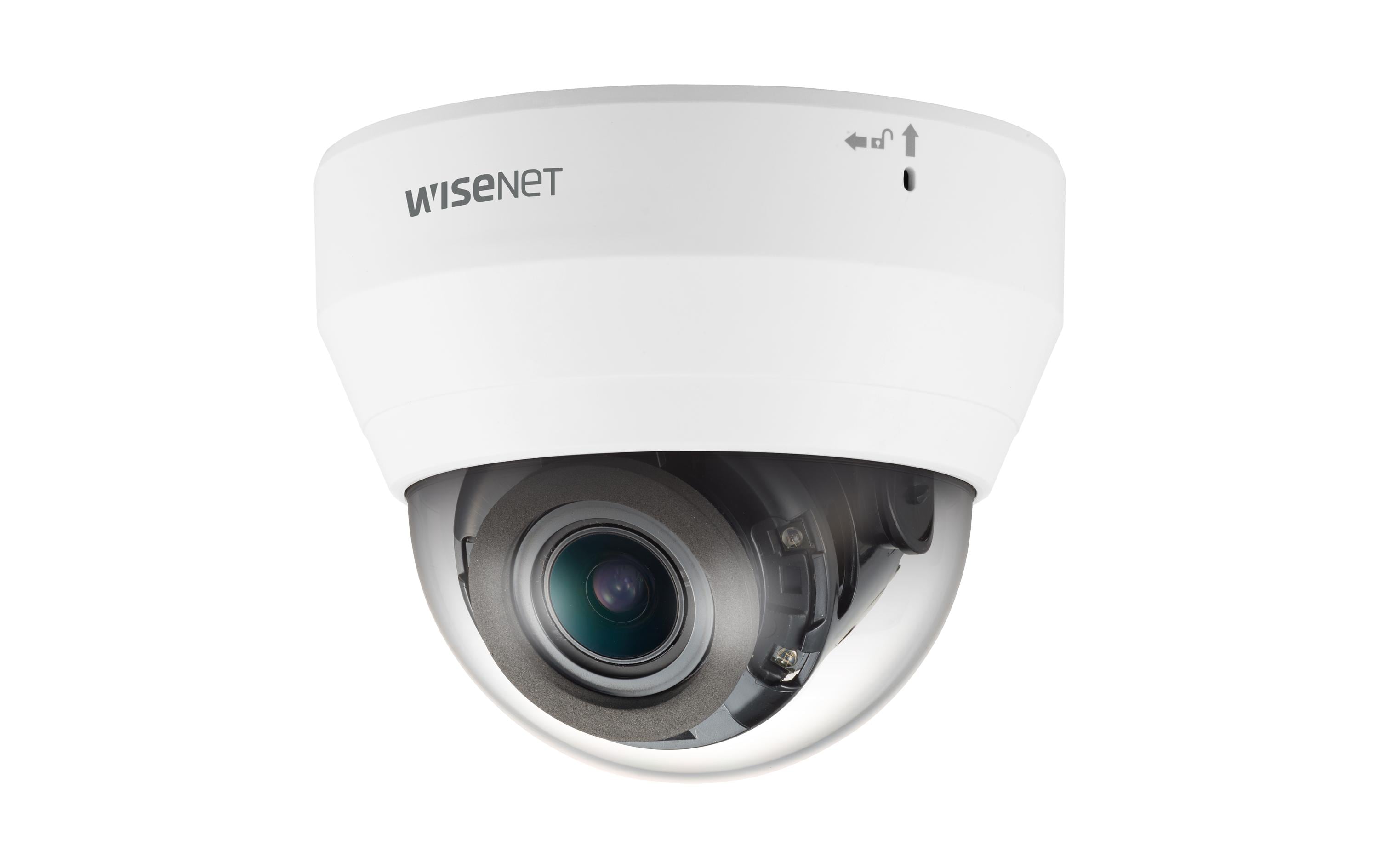 Hanwha Netzwerkkamera QND-6082R1 Indoor. Dome. 2MP, IR Weiss