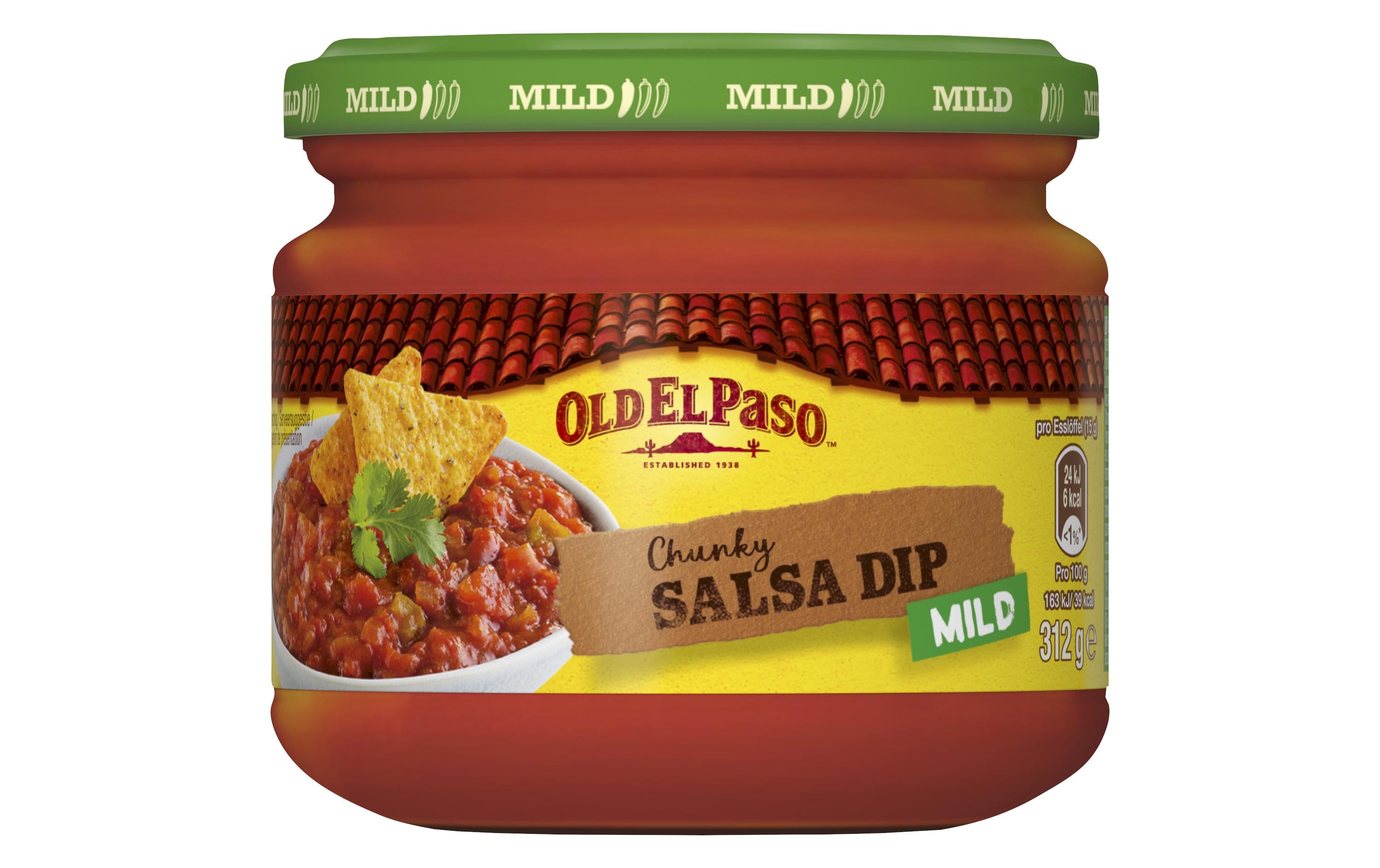 Old El Paso Chunky Salsa Dip mild 312g