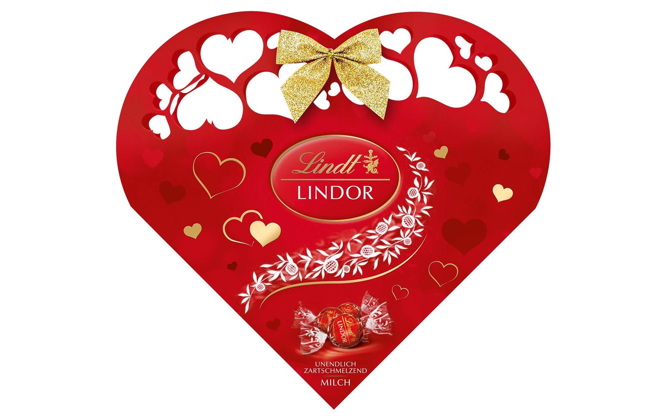 Lindor Milch Herz 112 g