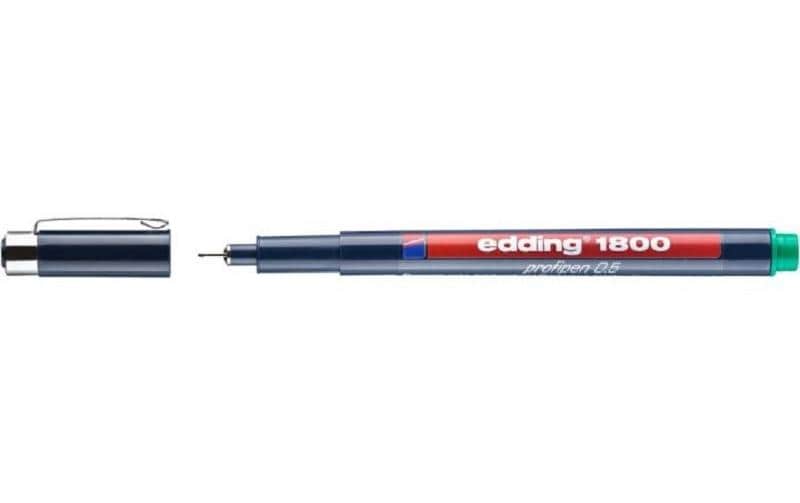 Edding Profipen 1800 0,5mm Grün