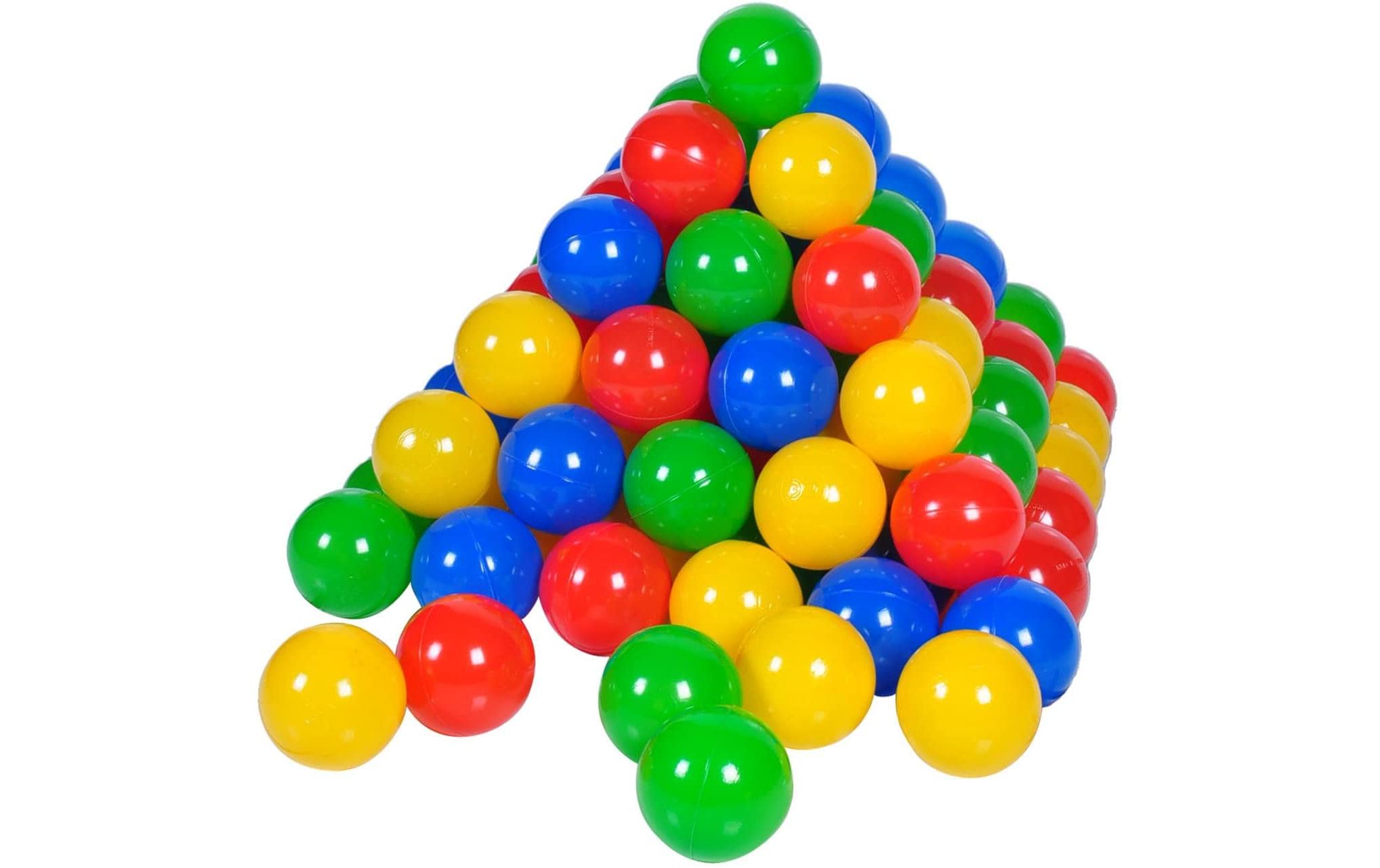 Bälleset Ø6 cm - 100 balls/colorful/ Alter: 3+