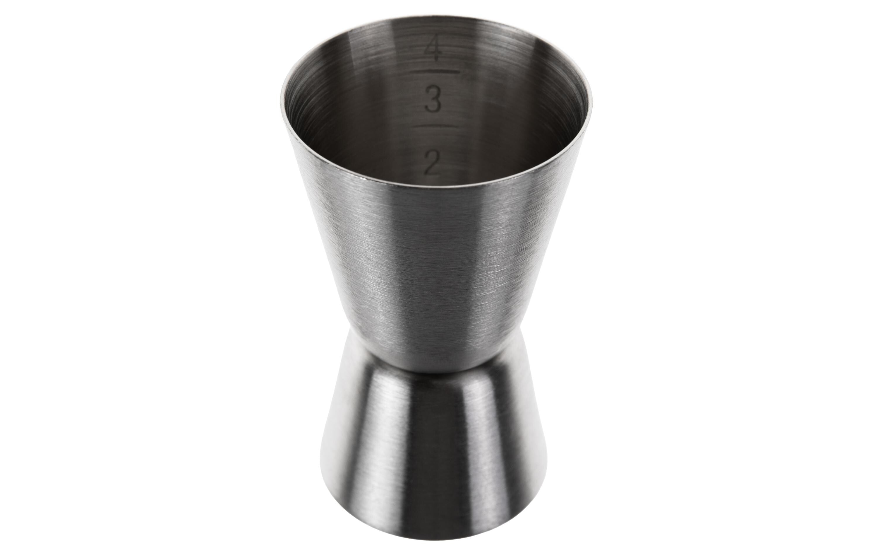 Paderno Cocktail Messbecher silber 40/20ml, D 4cm, H 7cm