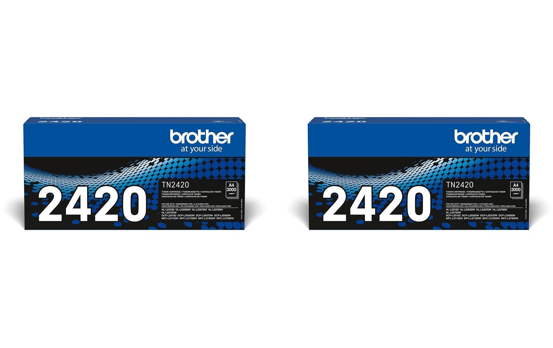 Toner Brother TN-2420 TWIN PACK Black