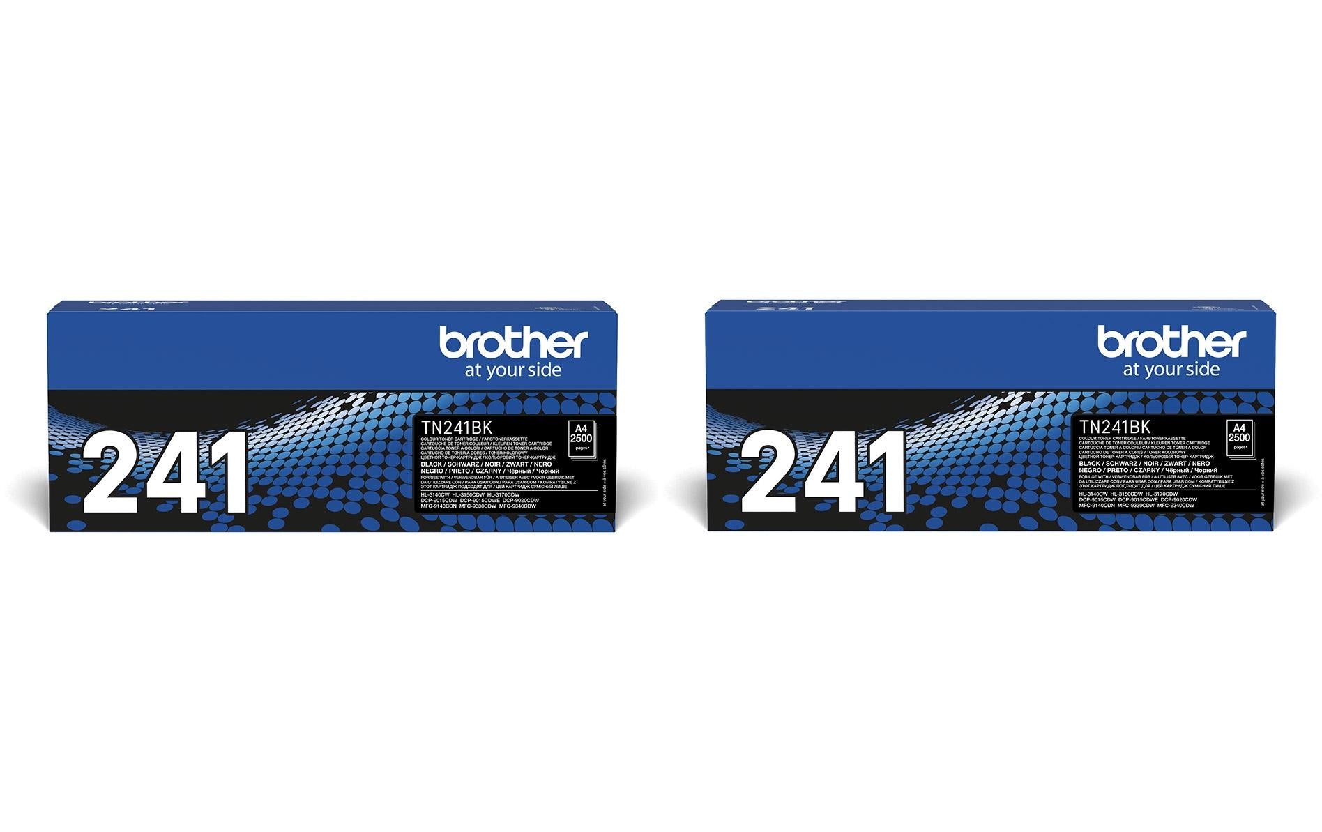 Toner Brother TN-241BK TWIN PACK Schwarz High Yield Doppelpack