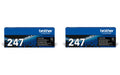 Toner Brother TN-247BK TWIN Pack Schwarz High Yield Doppelpack