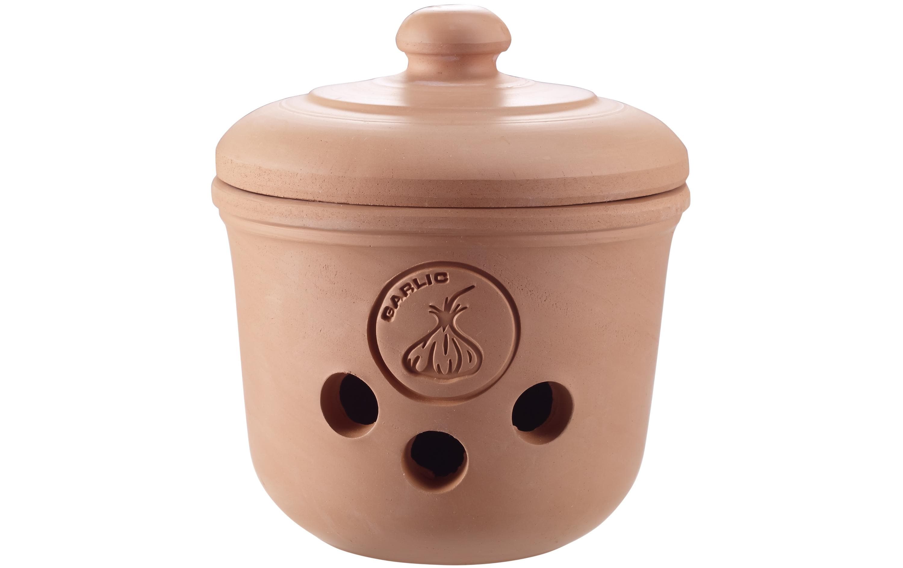 Moha Unio Knoblauchbehälter Terracotta Durchmesser 11.5cm