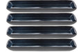 Bitz Servierplatte rechteckig 4 Stk., schwarz/blau, 38x14cm