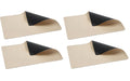 Bitz Tischset doppelseitig 4er Set 4er Set, schwarz/creme, 46x33 cm, PVC