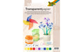Folia Transparentpapier extra stark bunt 10 Blatt, 21x29.7cm