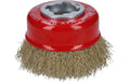 Bosch Professional Topfbürste 75 mm, gewellte Messingbürsten