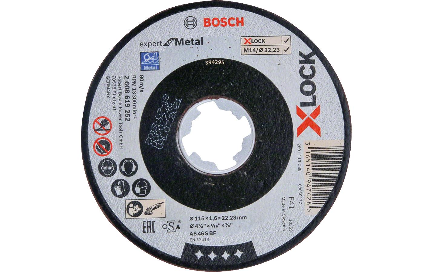 Bosch Professional Trennscheibe gerade Expert for Metal 115x1,6x22,23