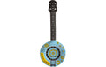 Folat Aufblasbares Banjo 88 cm, blau/gelb