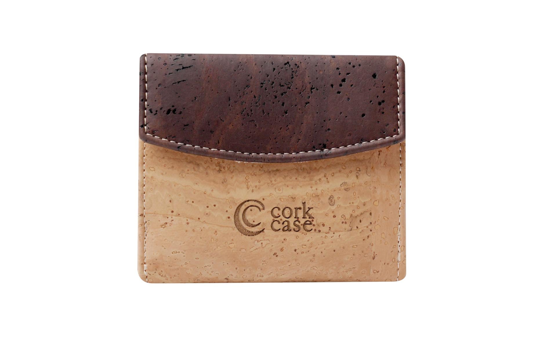 CorkCase Portemonnaie Classic M braun, 10 x 9 x 3 cm