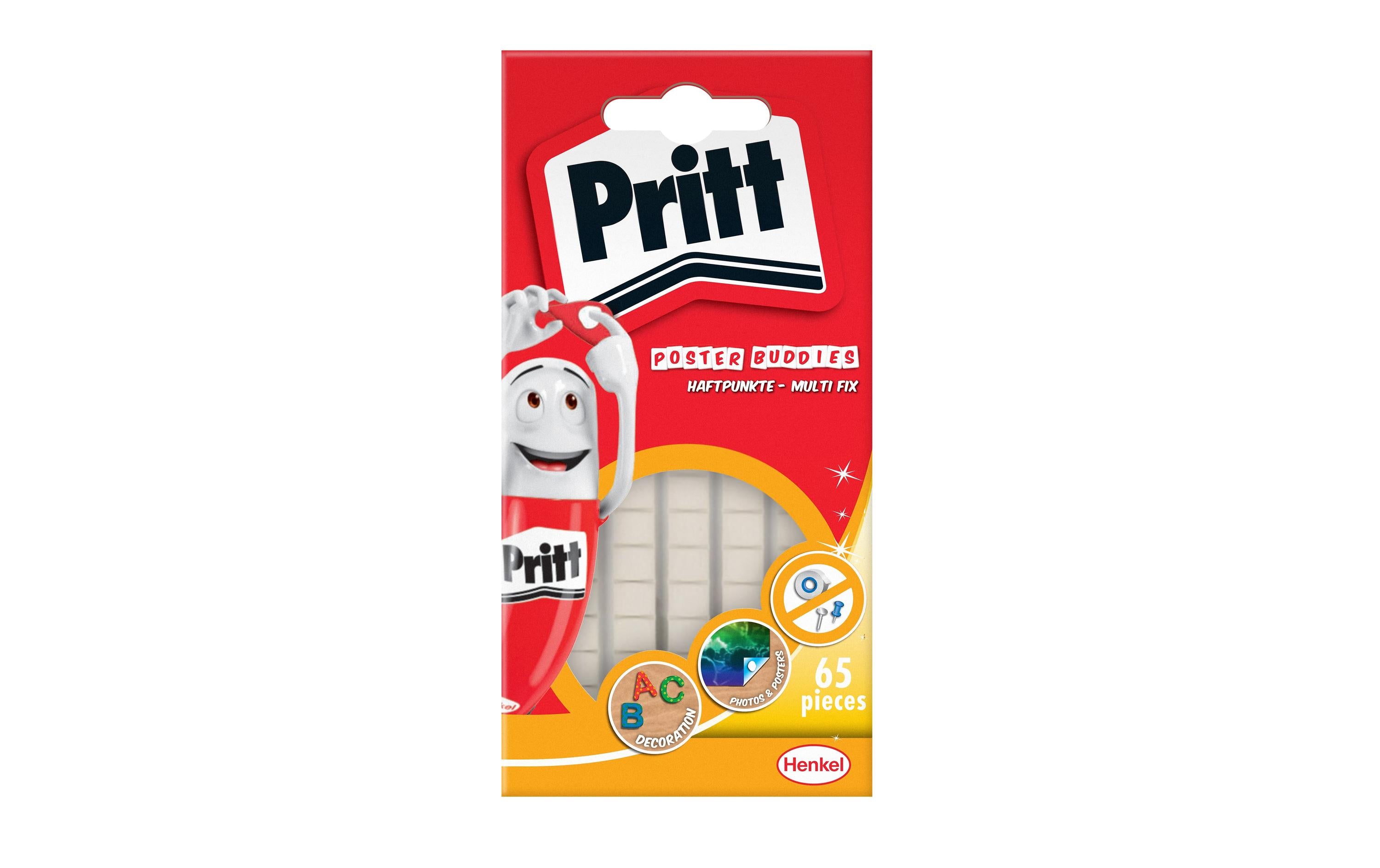 Pritt Haftpunkte Poster Buddies Multifix Packung à 65 Stück