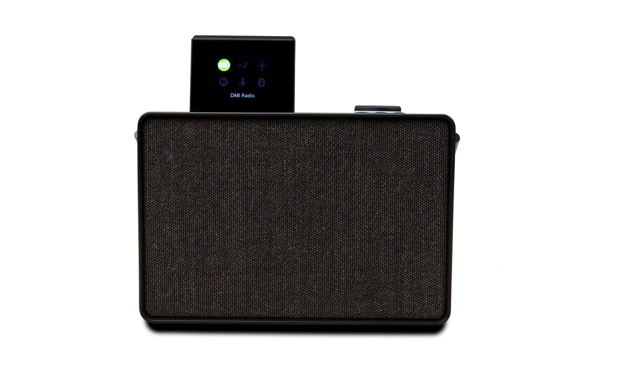 PURE EVOKE Play, FM/DAB+-/Internet-Radio Coffee Black, Stereo, BT, Spotify Connect