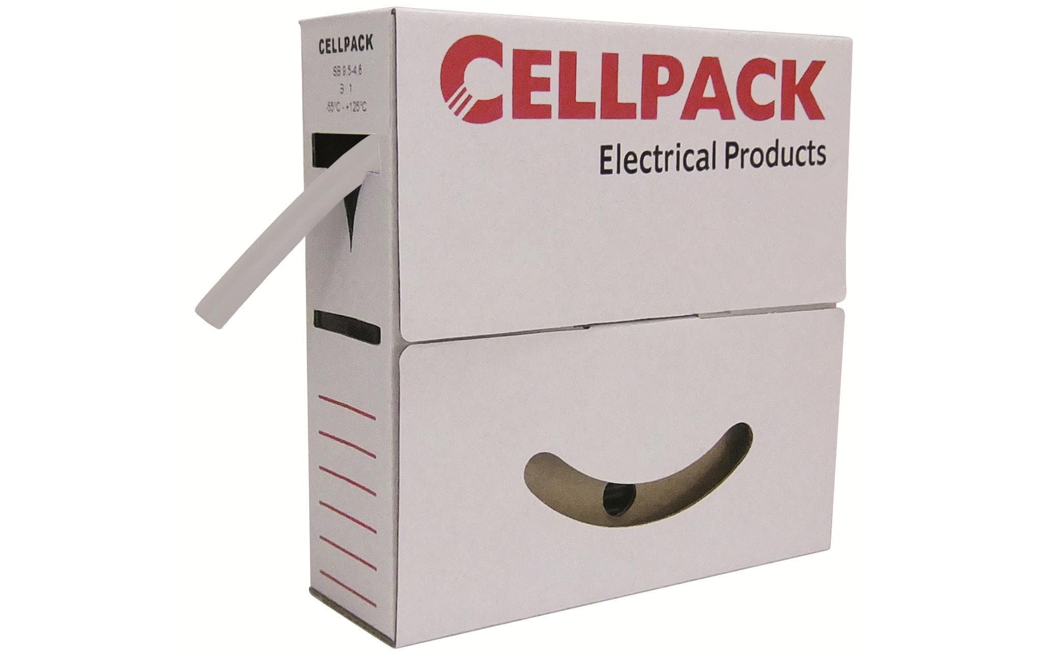 Cellpack, Schrumpfschlauch 9-3, 10m Spenderbox, weiss