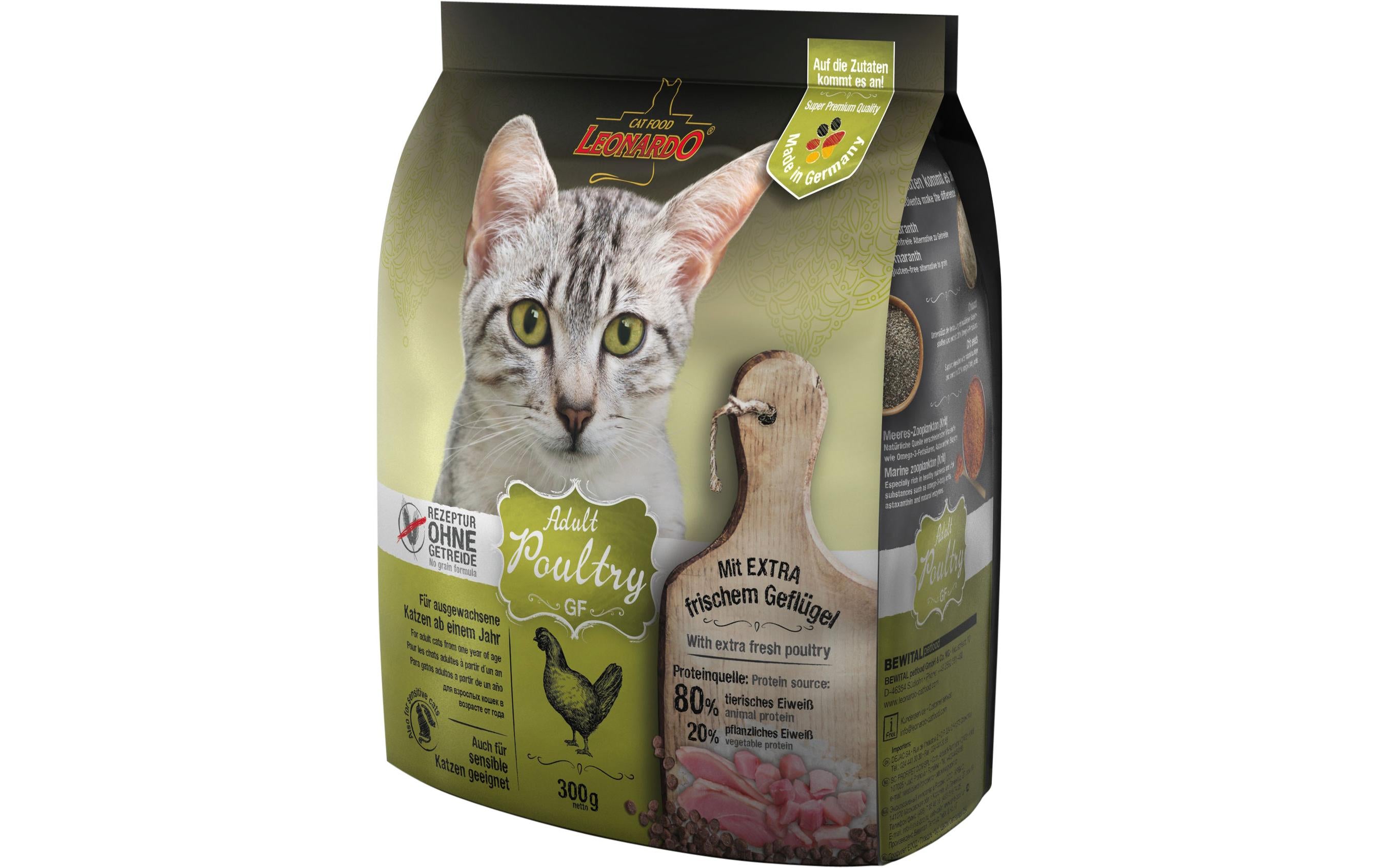 Leonardo Trockenfutter Adult GF Gefl. 300g