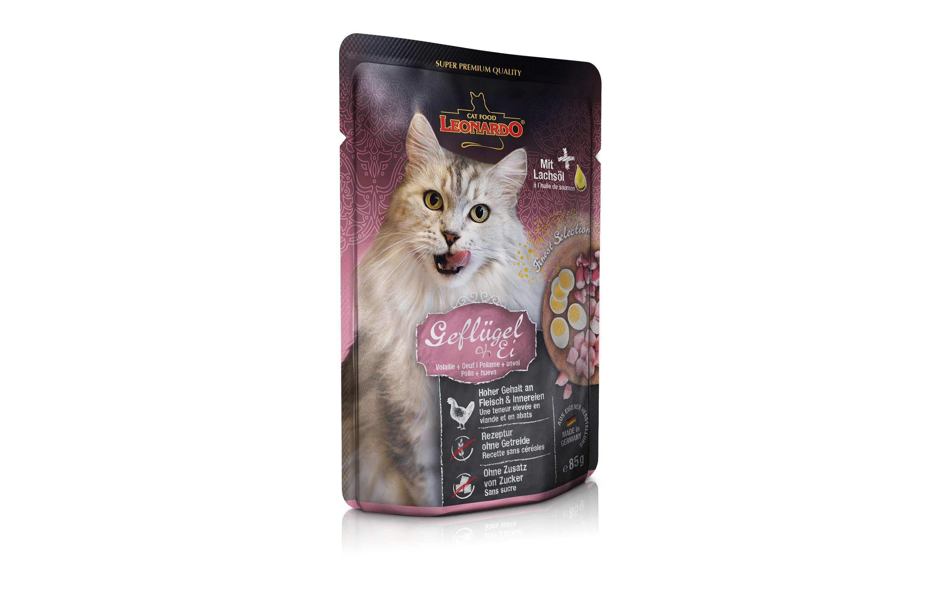 Leonardo Nassfutter Geflügel & Ei 85g