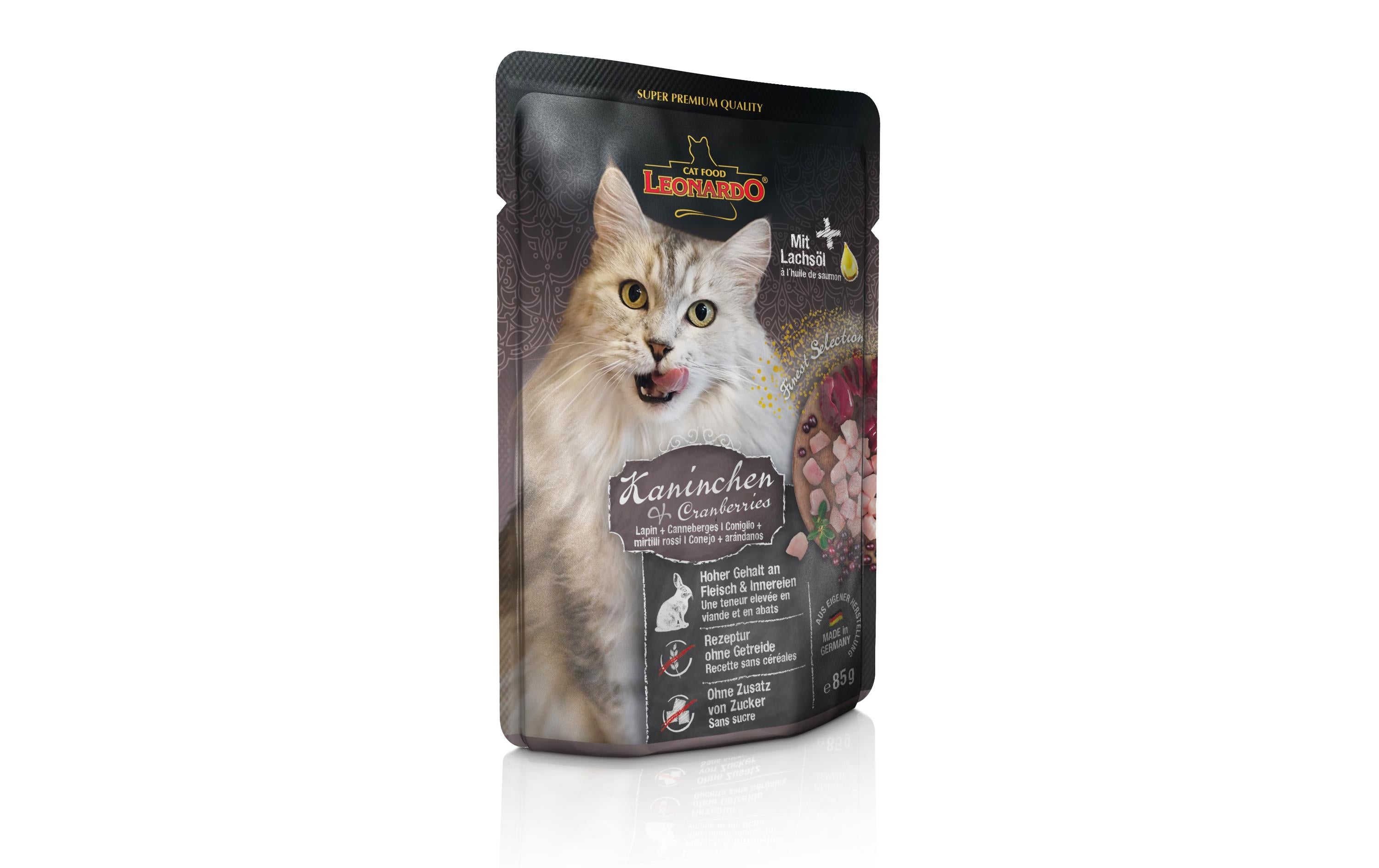 Leonardo Nassfutter Kaninchen&Cranb. 85g