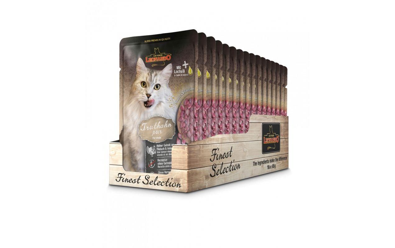 Leonardo Nassfutter Truthahn Pur Kit 16x85g