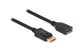 Delock DisplayPort Verlängerungskabel Stecker zu Buchse, 8K 60Hz, 3m