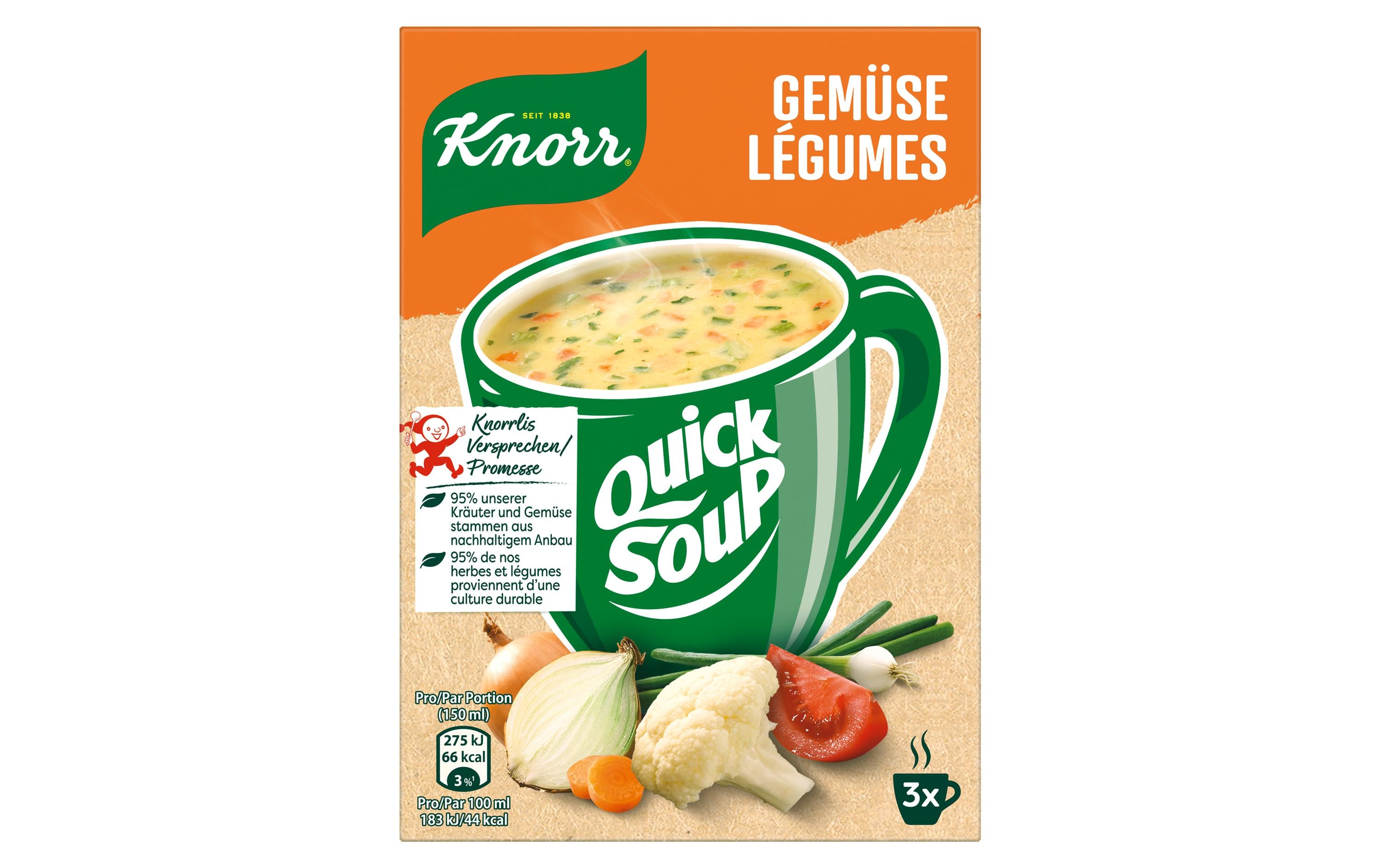 Quick Soup Gemüse 3 x 1 Portion