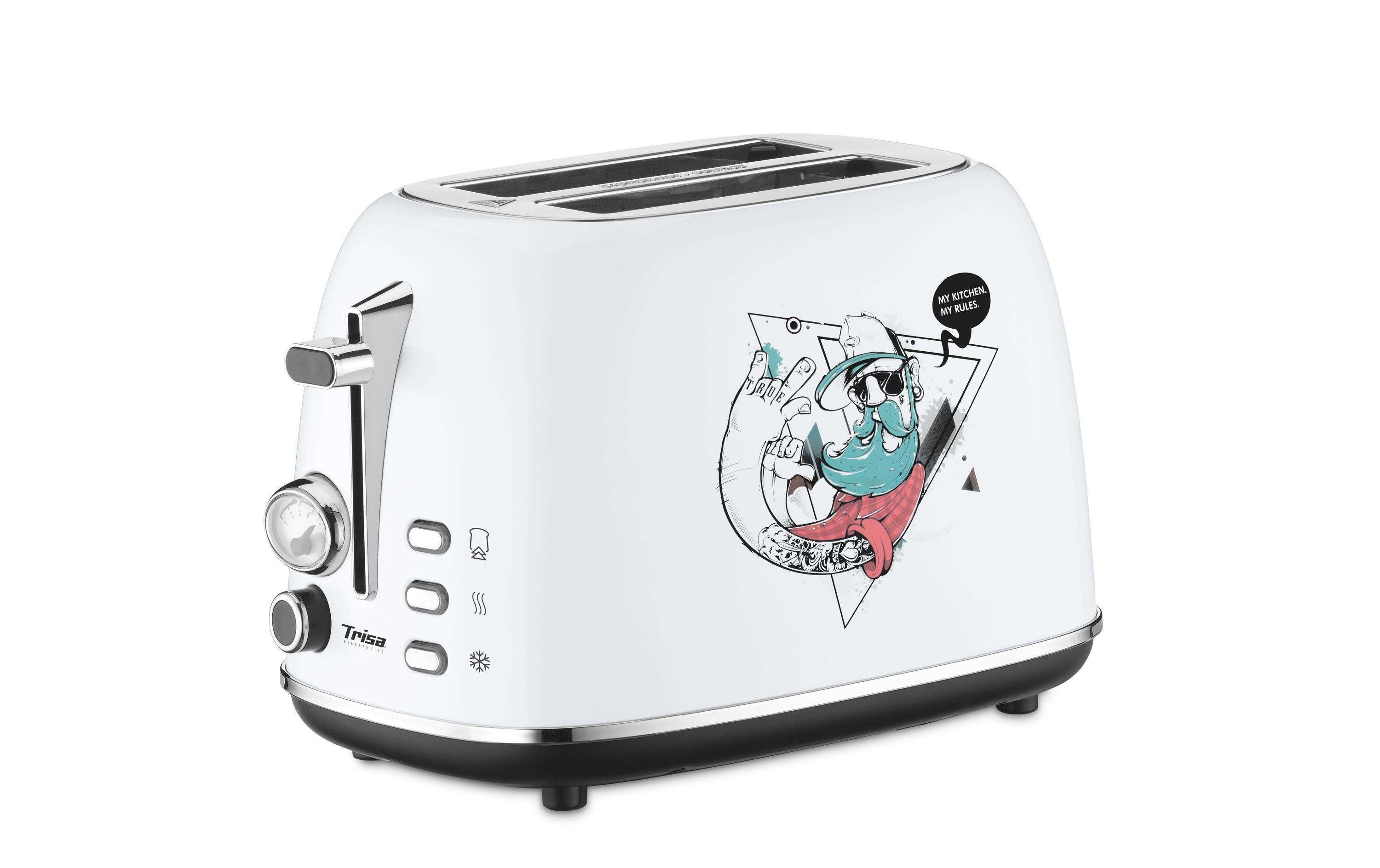 Trisa Toaster Street Art 2 Scheiben, 815W, 230V