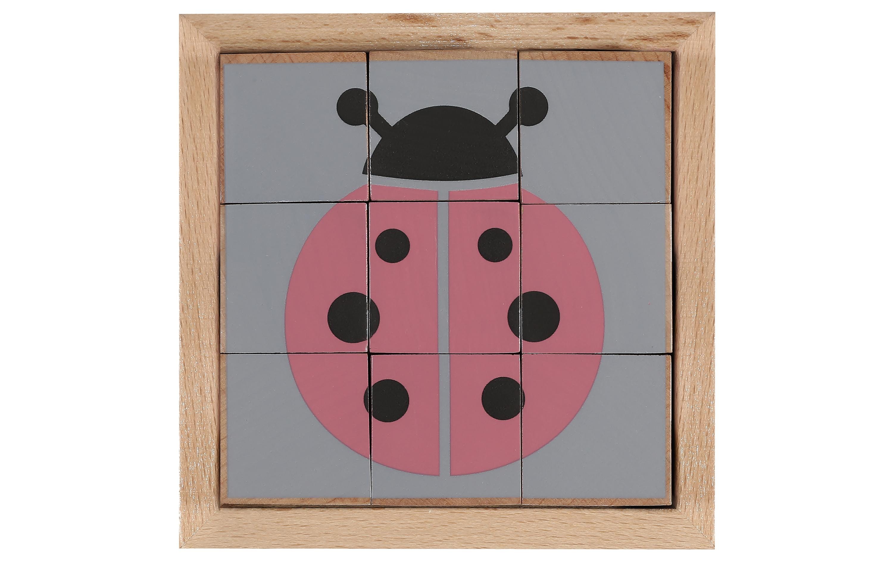 Kindsgut Holzwürfel-Puzzle Tiere