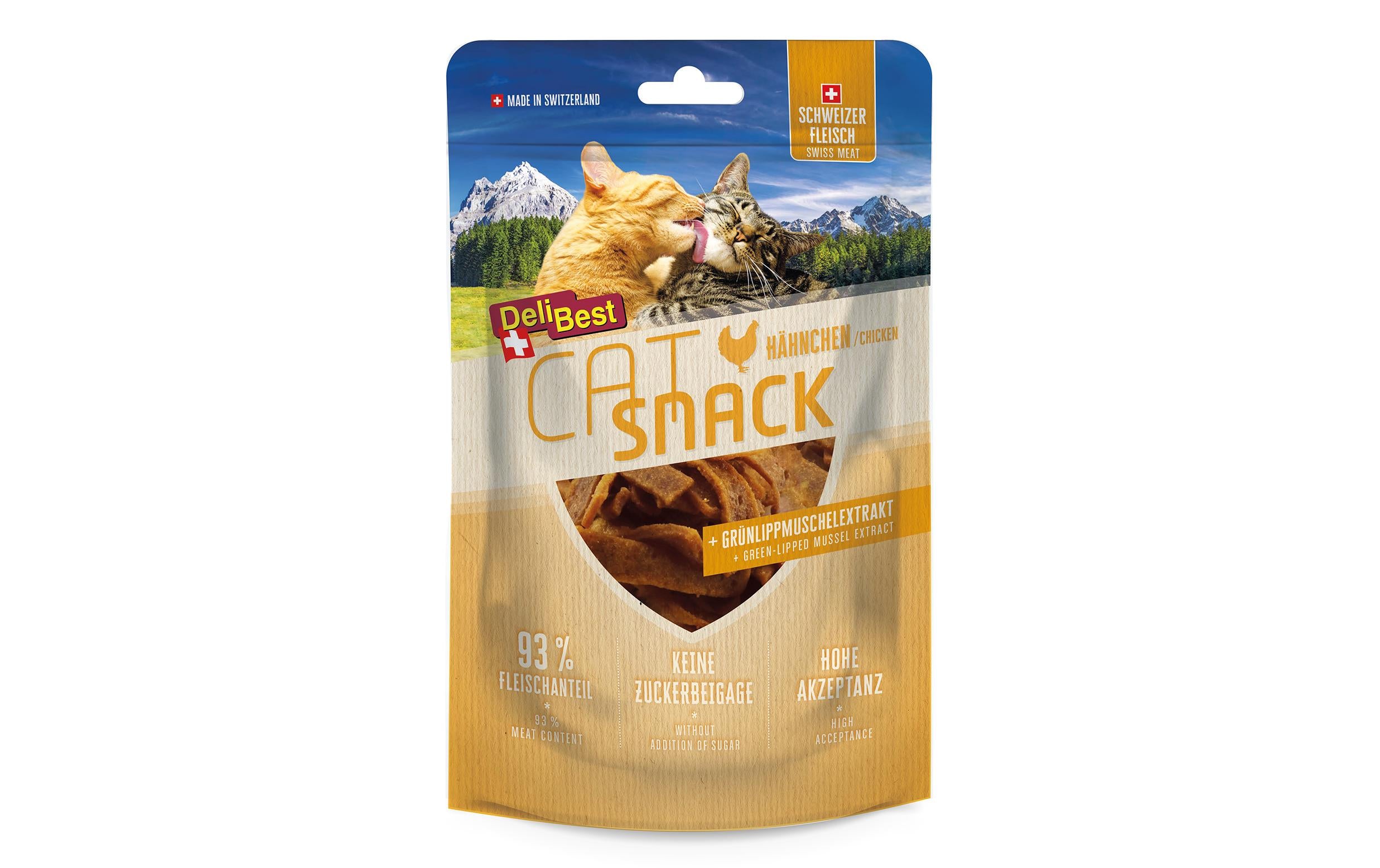 DeliBest Cat Snack Hähnchen schmale Streifen, 45g