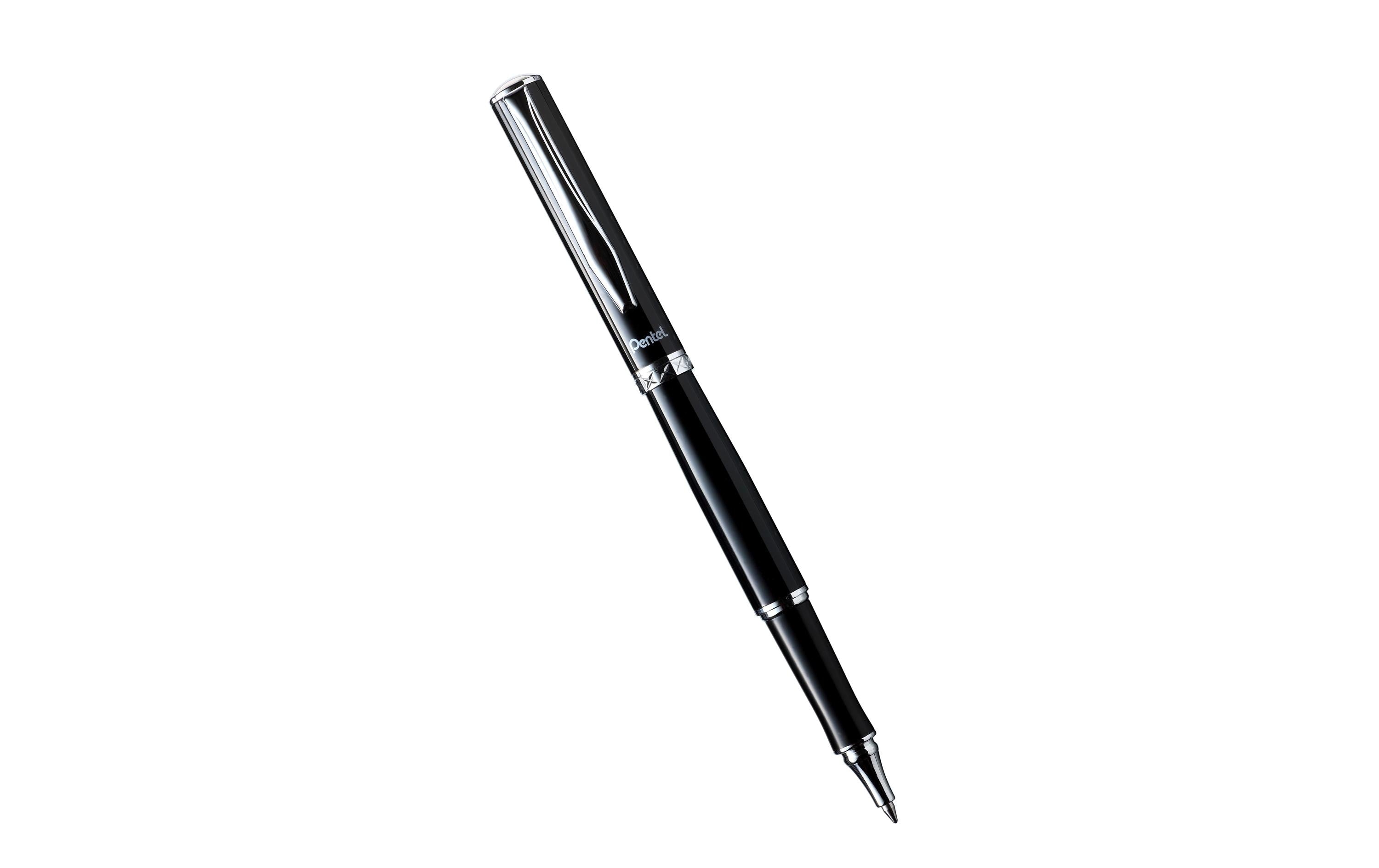 Pentel Gelroller EnerGel Sterling Schaft schwarz, Tinte schwarz