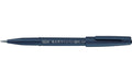 Pentel Brush Sign Pen Pigment fein dunkelblau, Schriftfarbe: schwarz