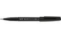 Pentel Brush Sign Pen Pigment mittel schwarz, Schriftfarbe: schwarz