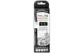 Pentel Fineliner Pigment POINTLINER 5er Set schwarz