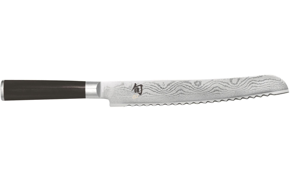 Kai Shun Brotmesser 23cm Damaszenerstahl,  61 HRC, Pakka Holz Europa