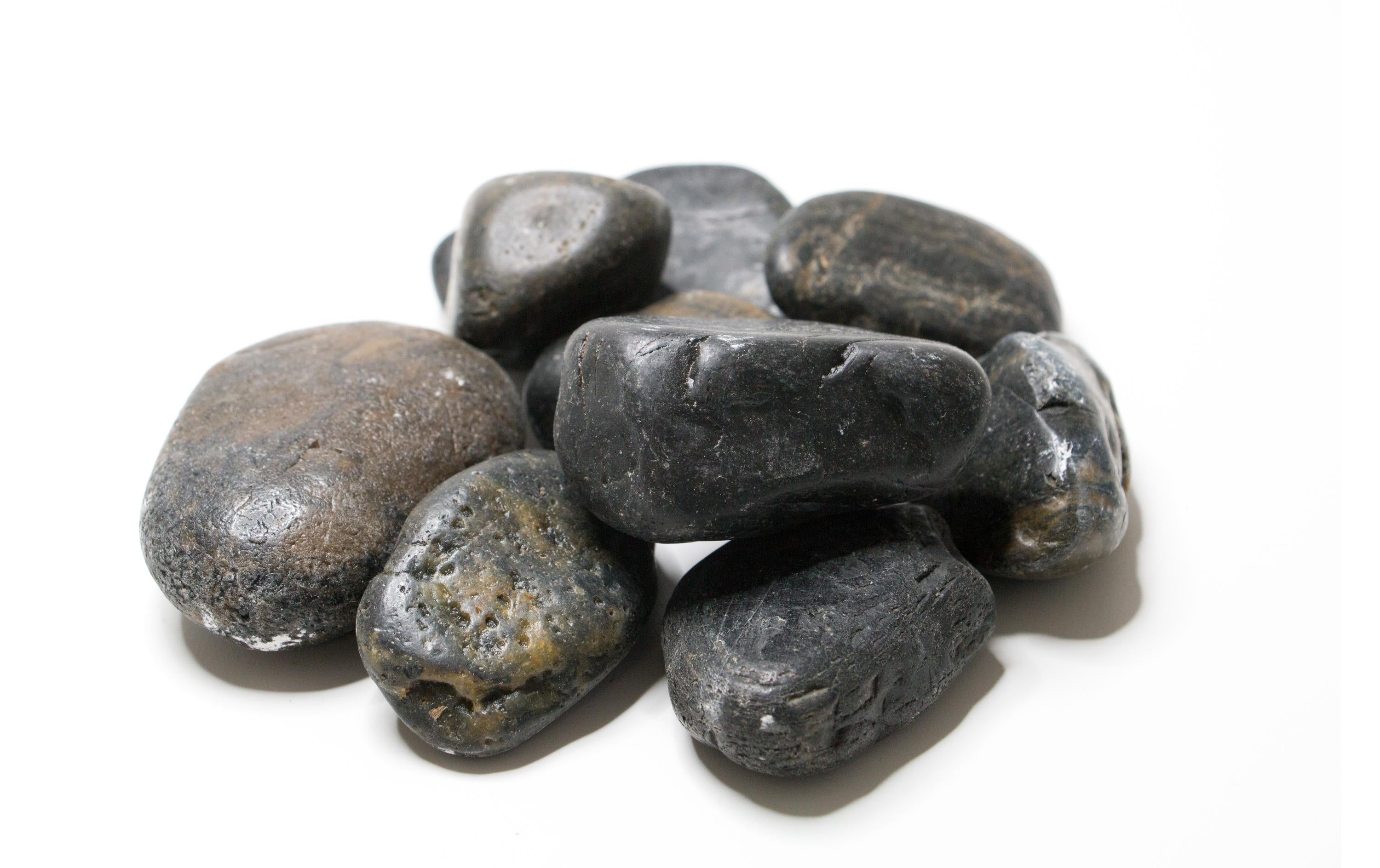 Ambiance Dekosteine, Glitter Schwarz 4-6 cm, 3.6 kg