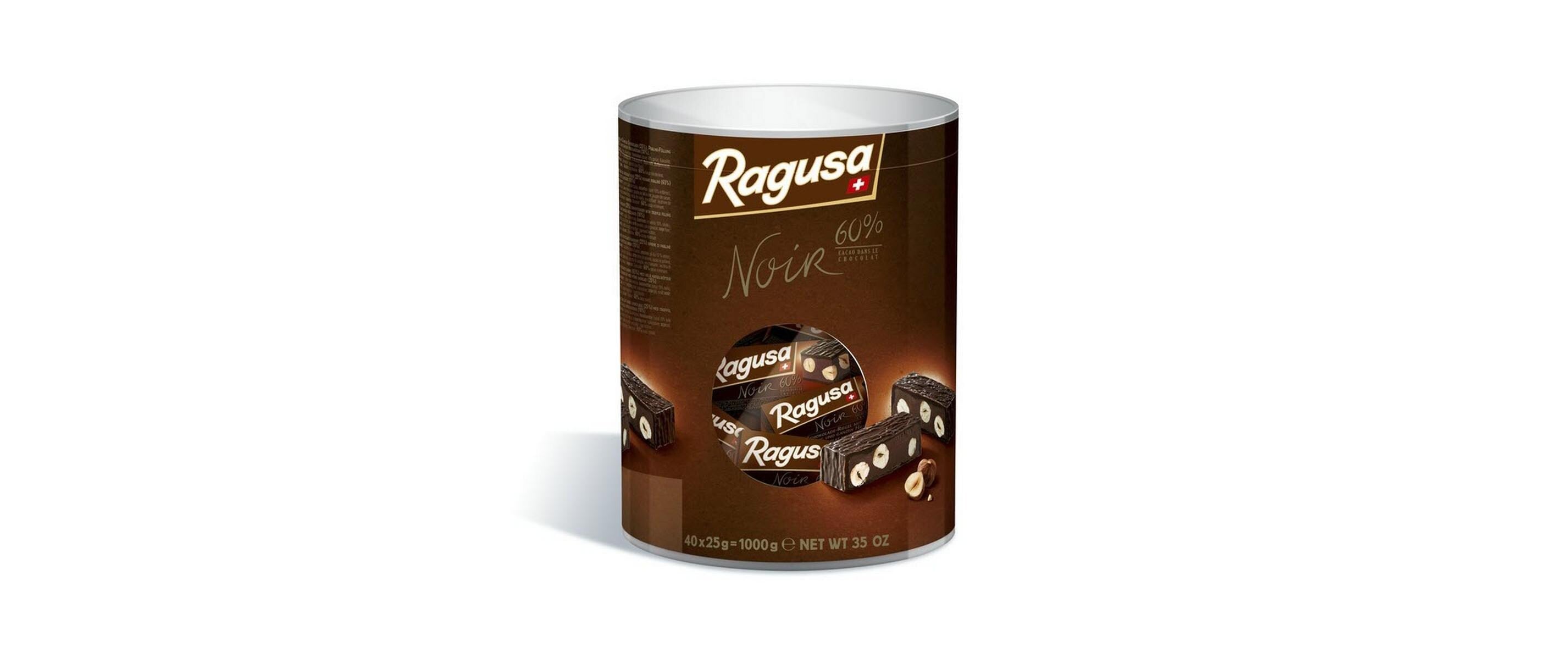 Ragusa Mini Noir 60% 40x25g