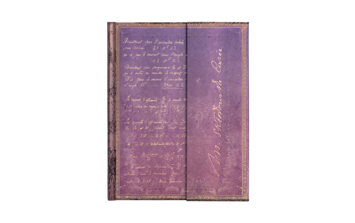 Paperblanks Notizbuch Marie Curie 18 x 23 cm, liniert, 144 Seiten, Hardcover