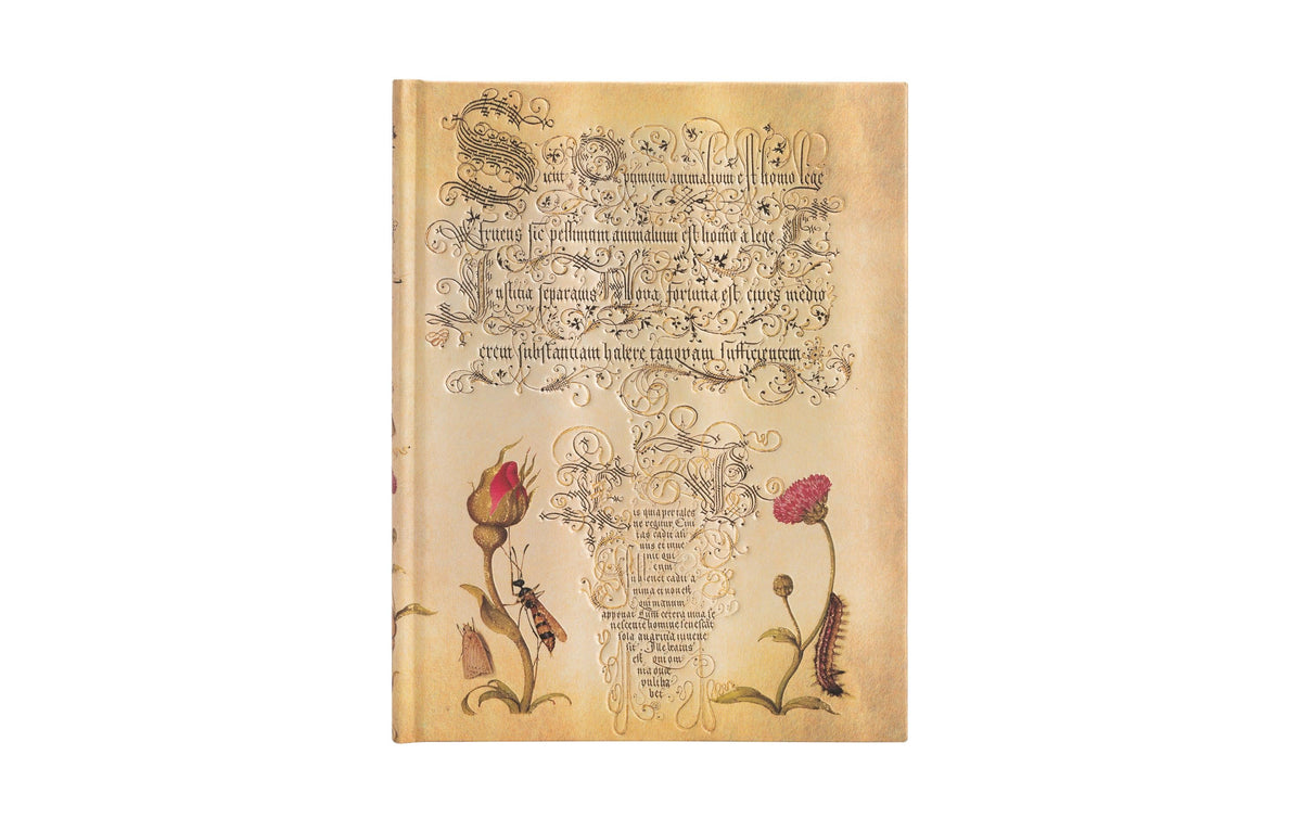 Paperblanks Notizbuch Flämische Rose 18x23 cm, unliniert,144 Seiten, Hardcover