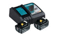 Makita ENERGYPACK 18V / 5Ah 2XBL1850B+DC18RC+KARTON