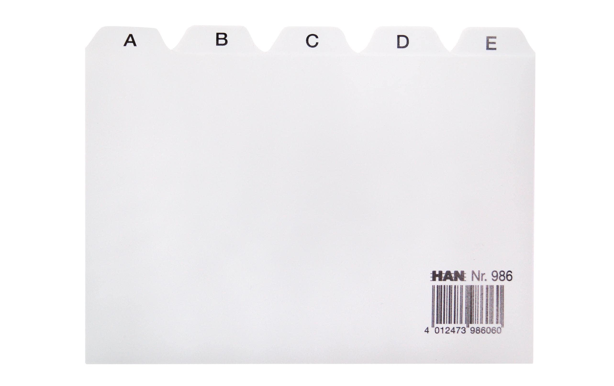 HAN Register A-Z, A6 quer 25-teilig für Karteiboxen