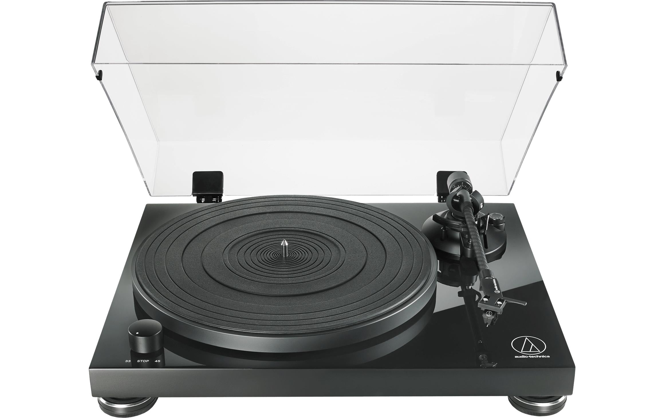 Audio-Technica AT-LPW50PB Belt Drive Hi FI Turntable Piano Black