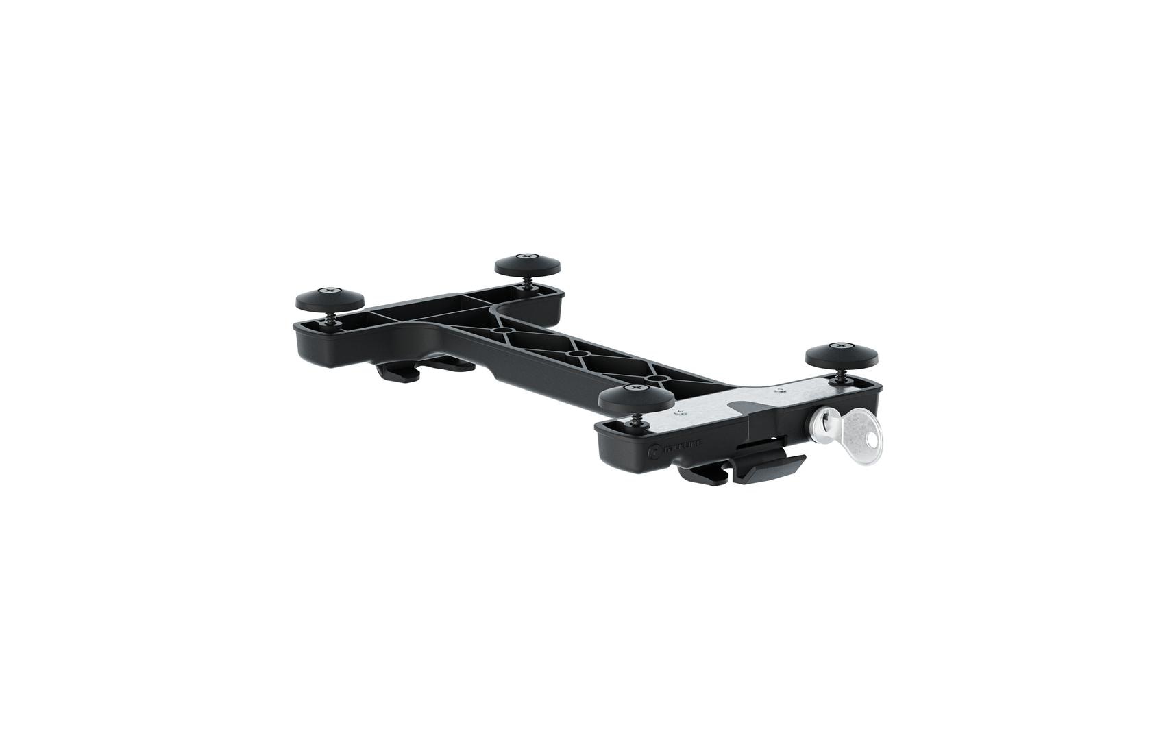 Racktime Snapit 2.0 Adapter schwarz, ohne Füsse mit Schloss