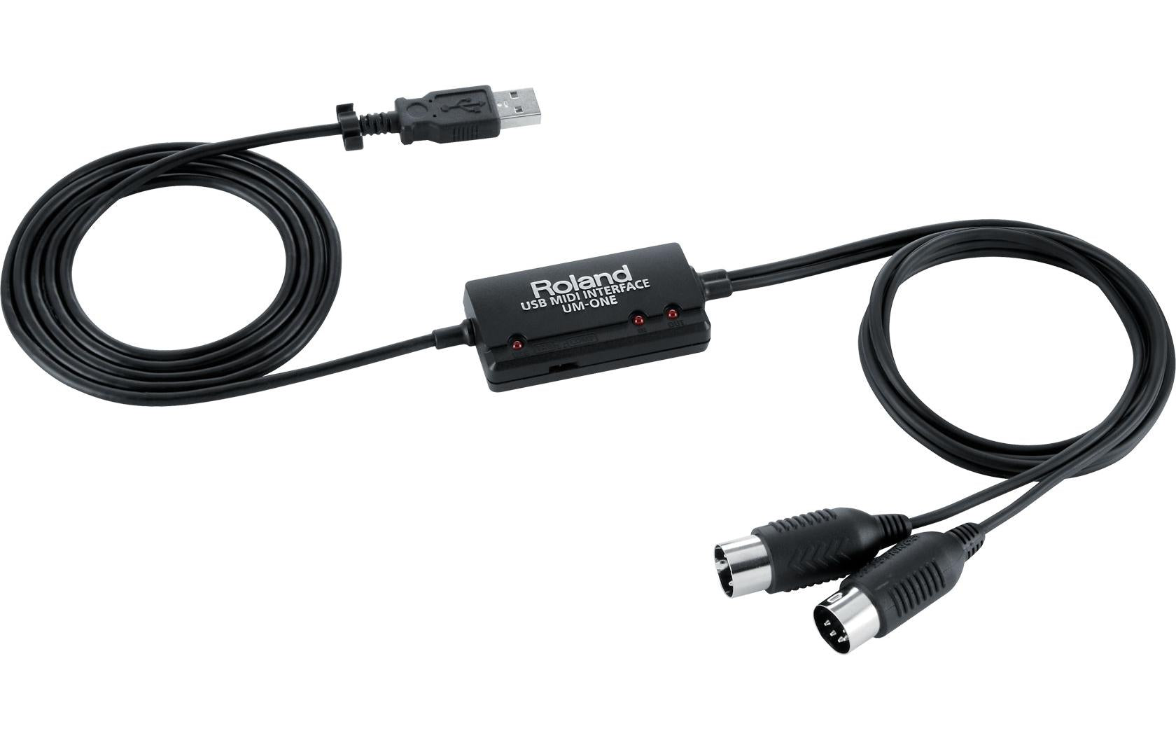 Roland UM-ONE MK2, USB MIDI Interface USB auf 1 MIDI In/ 1 MIDI Out