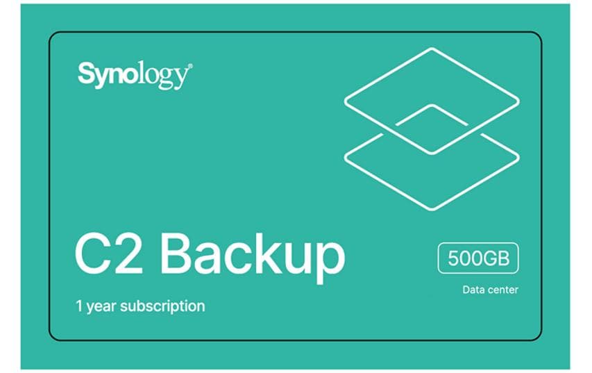 Synology C2 Backup Lizenz 1-Jahreslizenz, 500GB Backup auf C2 Cloud