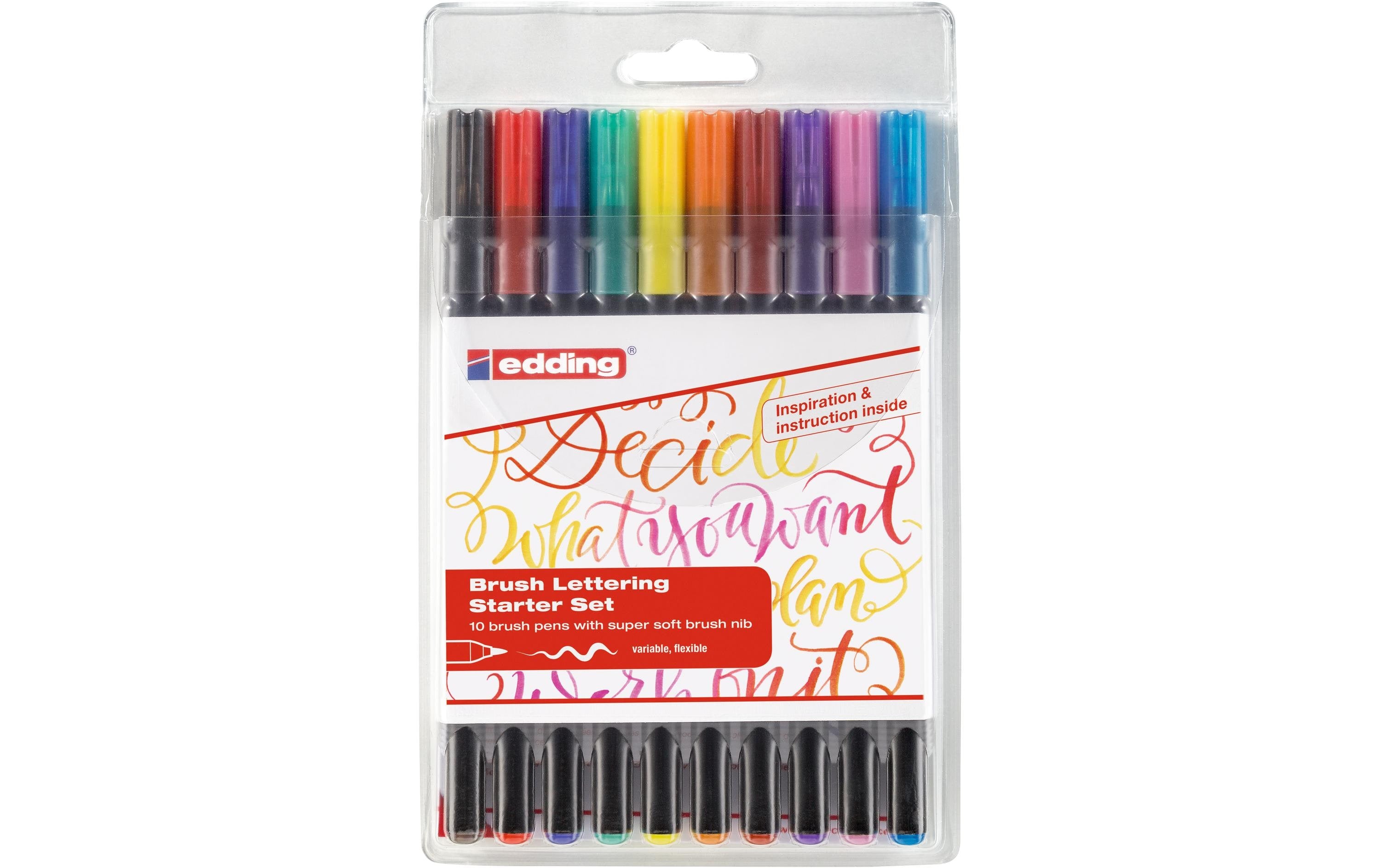 Edding Brushpen Zendoodle 1340 10 Stk. farblich assortiert