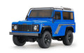 Tamiya LR 90 Defender blau lackiert Bausatz ohne ESC, 1:10, 4WD, CC-02